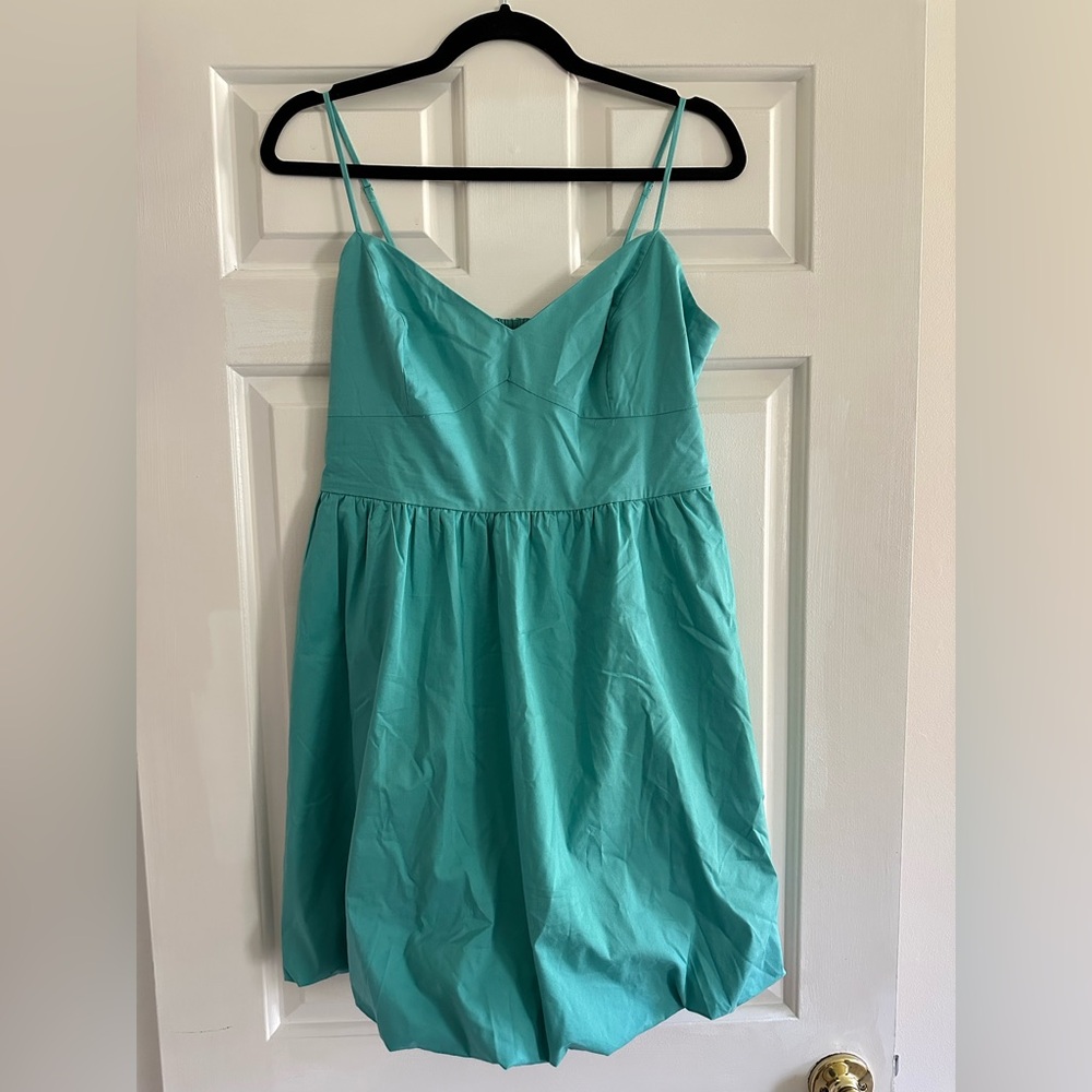 Express Teal Bubble Dress